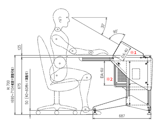 オプション付き外観図